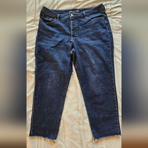 Old Navy High Rise OG Straight Secret Smooth Pockets Size 18